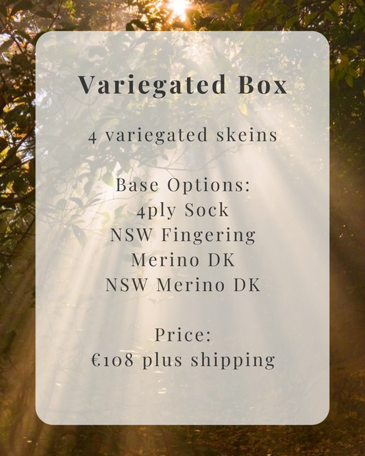 Varigated Box- PAY IN FULL