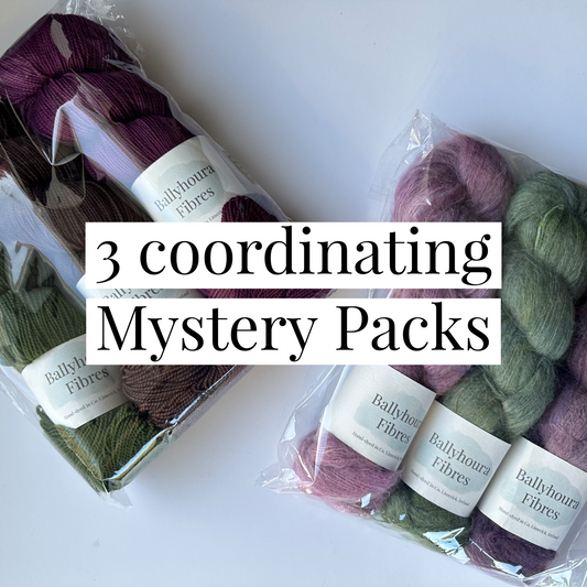 3 coordinating Mystery Packs